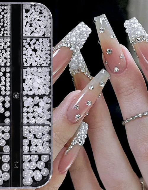 Load image into Gallery viewer, BORN PRETTY Nail Rhinestone Glue 30ML Gel Nail Glue for Nail Charm 3D Nails Bling Gel for Decoration Nails Gems Nail supplies
