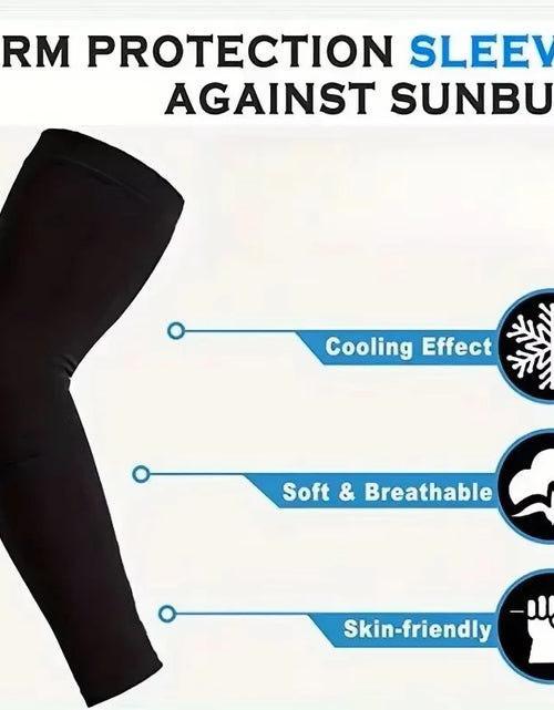 Load image into Gallery viewer, 3 Pair of Breathable Sun Protection Sleeves - Breathable &amp; UV Protective Gear for Sports, Driving, &amp; Outdoor Adventures
