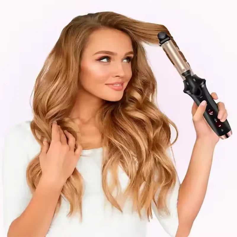Variable heat settings electric 360 degree women big waver salon portable ceramic machine  high speed hair curler
