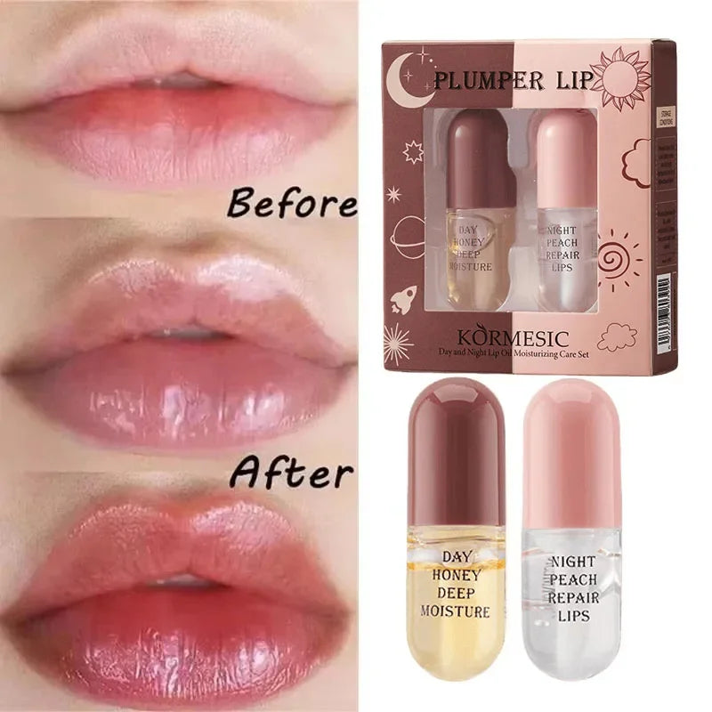 Instant Lip Plumping Essential Oil Nourishing Antiwrinkle Moisturising Sexy Lip Care Ultimate Plumping Lip Gloss Serum Cosmetics