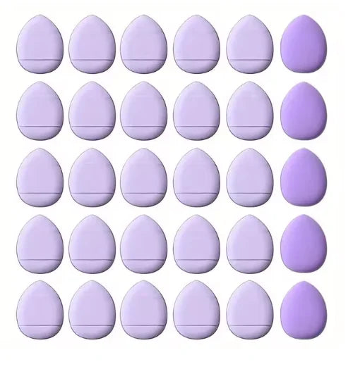 Load image into Gallery viewer, 5/10Pcs Mini Finger Puff Foundation Small Air Cushion Powder Sponge Face Concealer BB Cream Cosmetic Applicator Makeup Tools
