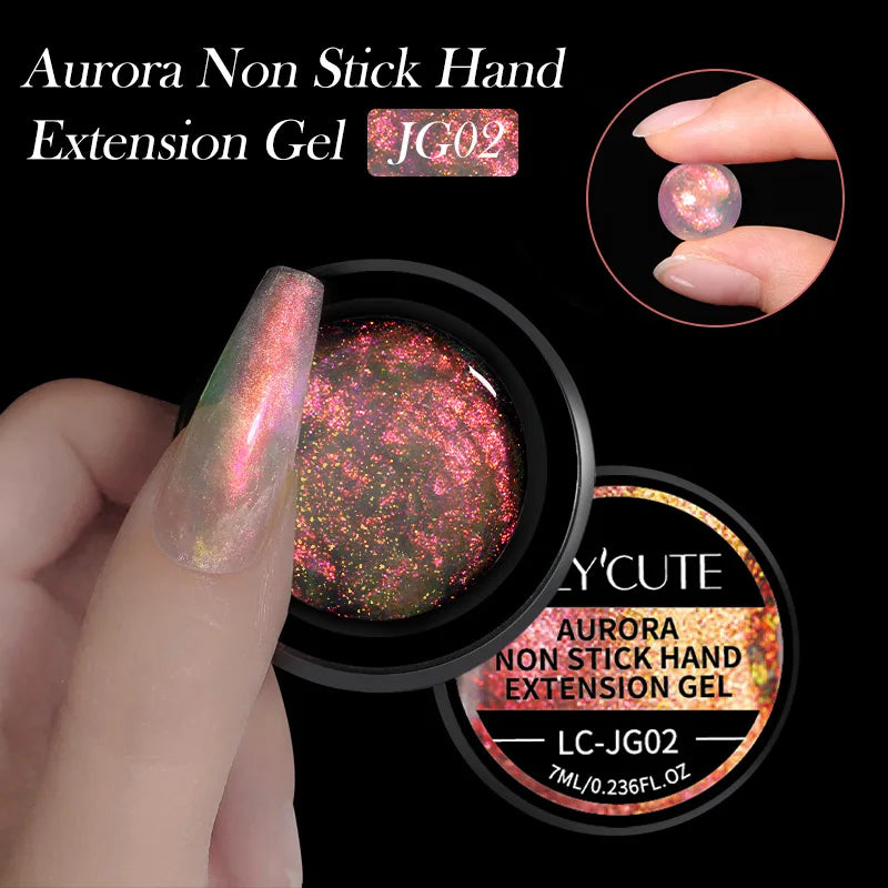 LILYCUTE 6 IN 1 Extension Gel Nail Polish Acrylic Construct Hard Gel Soak Off Self Leveling Reinforcement Gel For Nail HEMA FREE