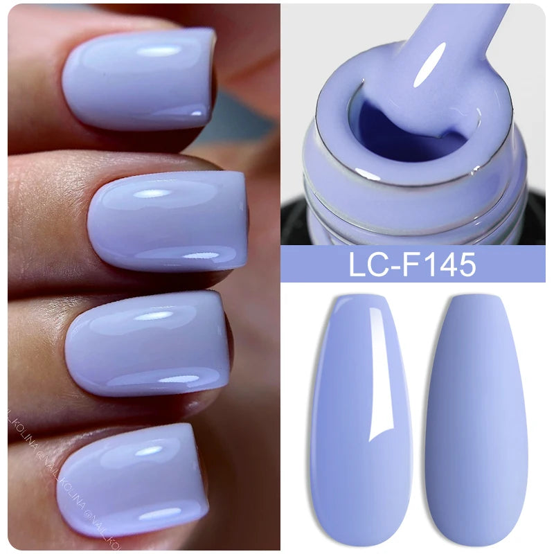 LILYCUTE 7ML Glitter Gel Nail Polish Sparkling Semi Permanent UV Gel Colorful Shinning Gel Varnish Nail Art Soak Off UV LED Gel