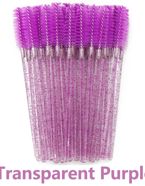 Load image into Gallery viewer, ANNAFRIS 50Pcs  Disposable Eyelash  Brush Soft Head Crystal Eyebrow Brush Lash Extension Brush  Mascara Wand Makeup Tool
