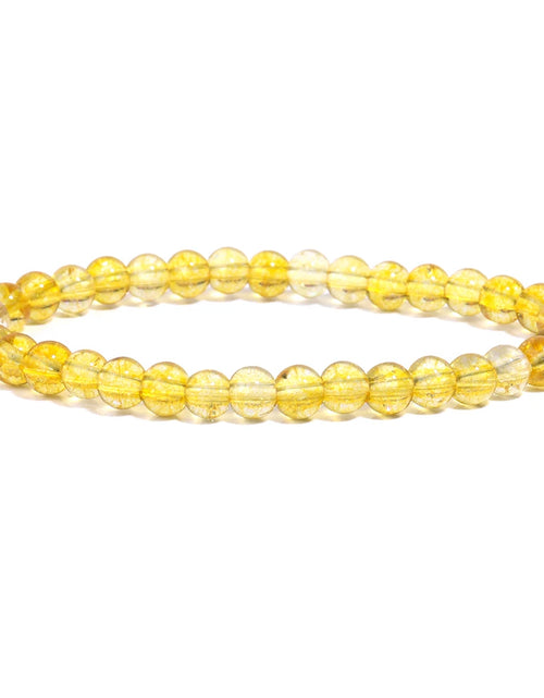 Load image into Gallery viewer, OAIITE Citrine Bracelet for Women Quartz Crystal Agate Jewelry Birthday Gift Yoga Meditation Stretch Wealth Bracelet for Men
