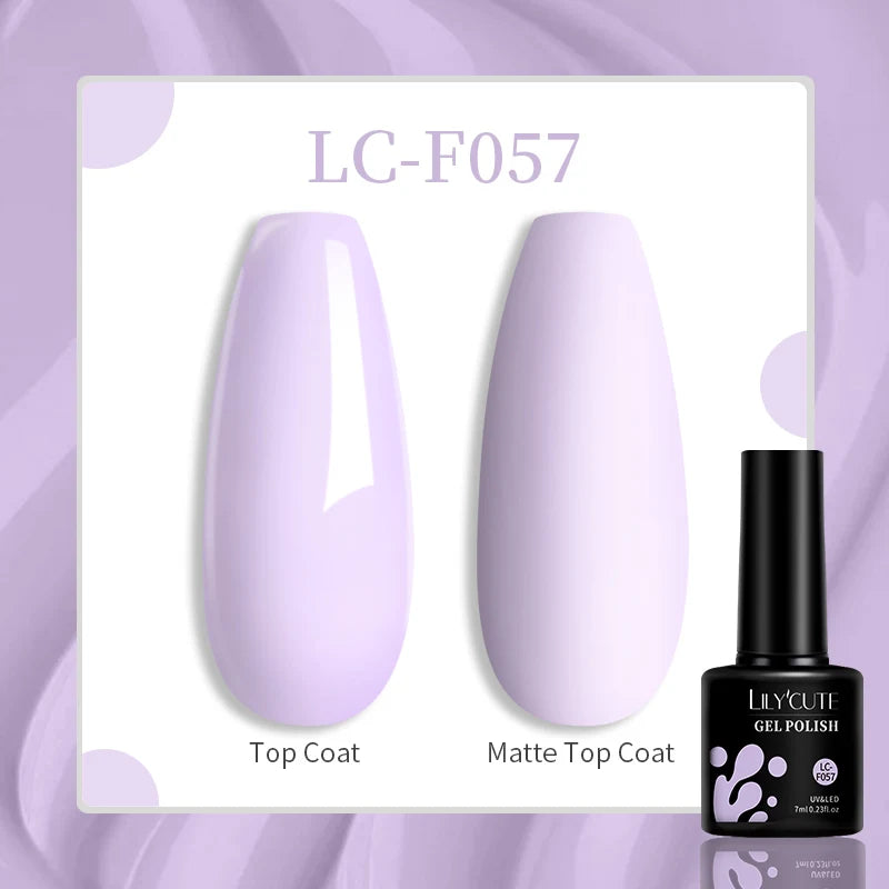 LILYCUTE 7ML Glitter Gel Nail Polish Sparkling Semi Permanent UV Gel Colorful Shinning Gel Varnish Nail Art Soak Off UV LED Gel