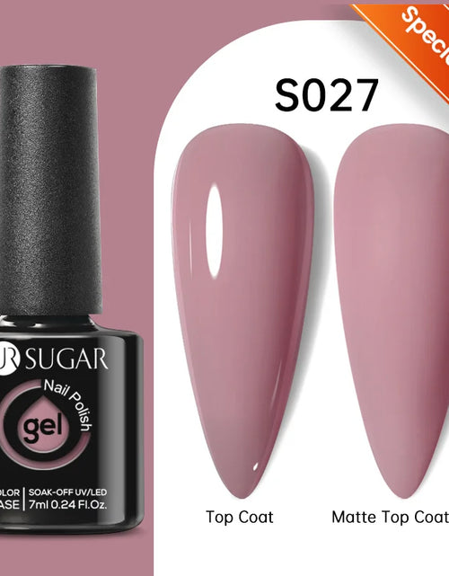 Load image into Gallery viewer, UR SUGAR 7.5ML Blue Black Red Glitter Sequin Color Gel Nail Polish Semi-permanent Varnish For Nail Art Manicure Soak Off UV Gel
