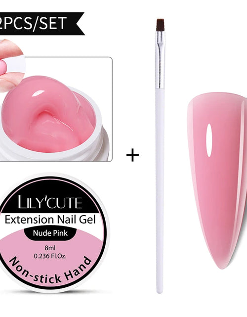 Load image into Gallery viewer, LILYCUTE 6 IN 1 Extension Gel Nail Polish Acrylic Construct Hard Gel Soak Off Self Leveling Reinforcement Gel For Nail HEMA FREE
