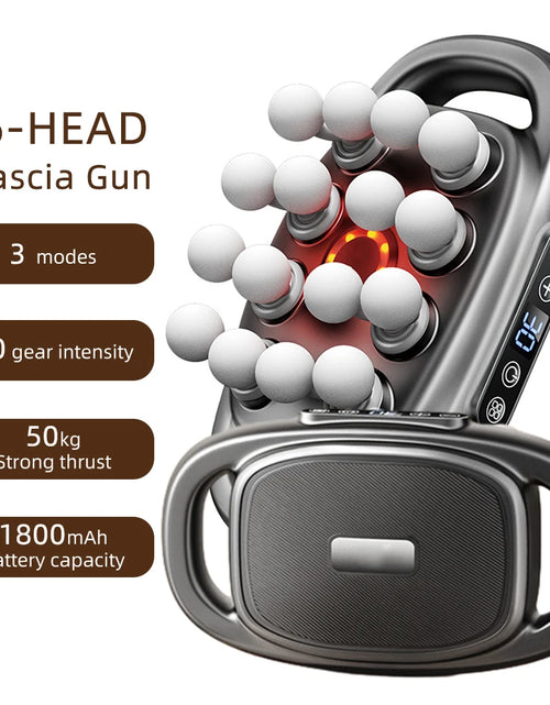 Load image into Gallery viewer, 16-Head Fascia Gun High-Frequency Vibration Body Massage Gun Back and Waist Massager Neck Shoulder Massager Muscle masajeador
