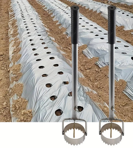 1pc Durable Metal Greenhouse Film Puncher, Simple Gardening Tool Set, Plastic Film Puncture Tool for Greenhouse Maintenance