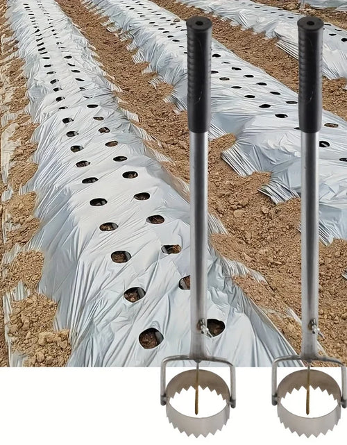 Load image into Gallery viewer, 1pc Durable Metal Greenhouse Film Puncher, Simple Gardening Tool Set, Plastic Film Puncture Tool for Greenhouse Maintenance
