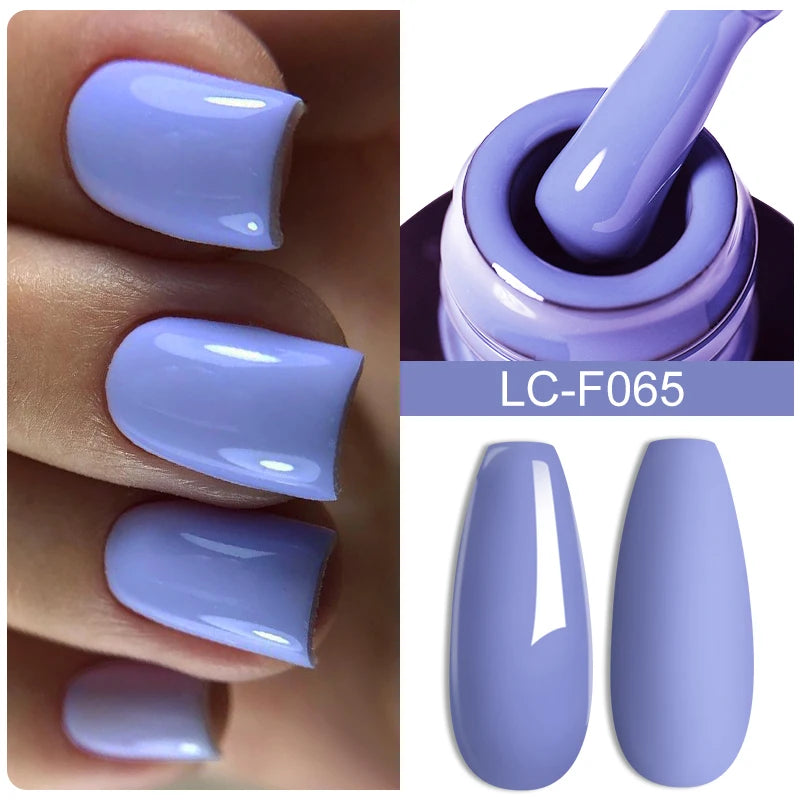 LILYCUTE 7ML Glitter Gel Nail Polish Sparkling Semi Permanent UV Gel Colorful Shinning Gel Varnish Nail Art Soak Off UV LED Gel