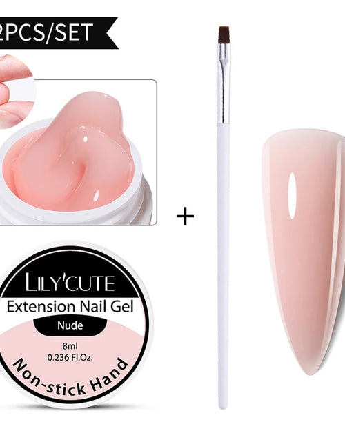 Load image into Gallery viewer, LILYCUTE 6 IN 1 Extension Gel Nail Polish Acrylic Construct Hard Gel Soak Off Self Leveling Reinforcement Gel For Nail HEMA FREE
