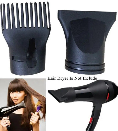 1pcs Plastic Salon Replacement Blow Flat Dryer Drying Concentrator Black Nozzle Styling Tool Hood Cover Wide Narrow Size