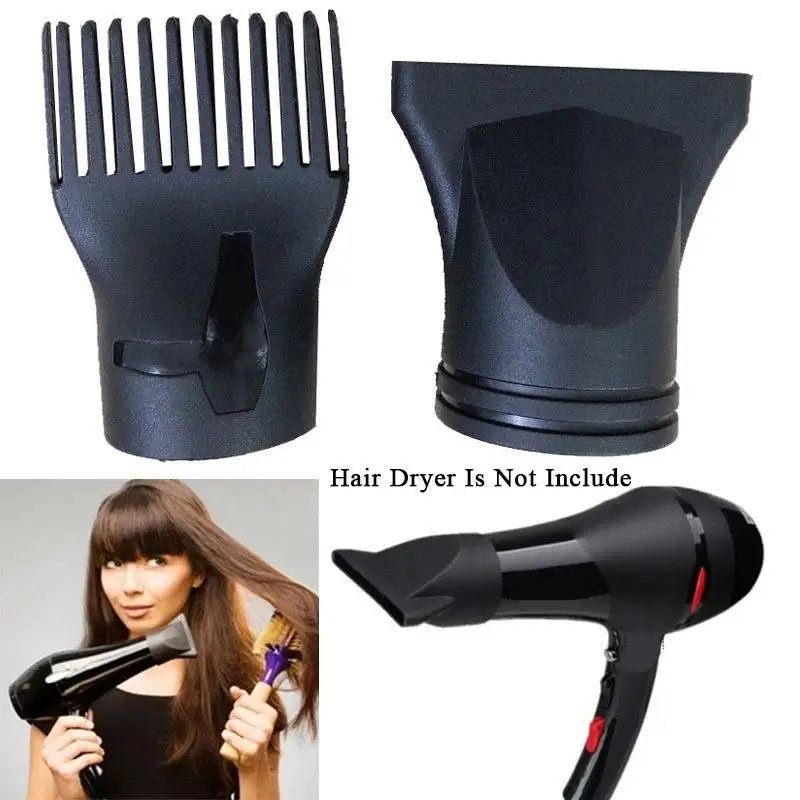1pcs Plastic Salon Replacement Blow Flat Dryer Drying Concentrator Black Nozzle Styling Tool Hood Cover Wide Narrow Size