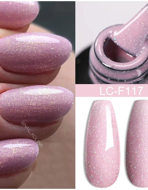 Load image into Gallery viewer, LILYCUTE 7ML Glitter Gel Nail Polish Sparkling Semi Permanent UV Gel Colorful Shinning Gel Varnish Nail Art Soak Off UV LED Gel

