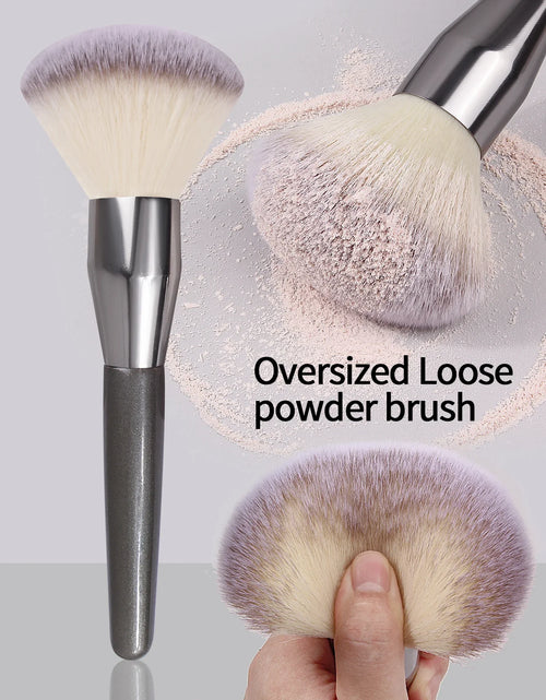 Load image into Gallery viewer, 1pcs ultra large loose powder brush, high-end multifunctional setting brush for facial makeup, soft makeup brush tool
