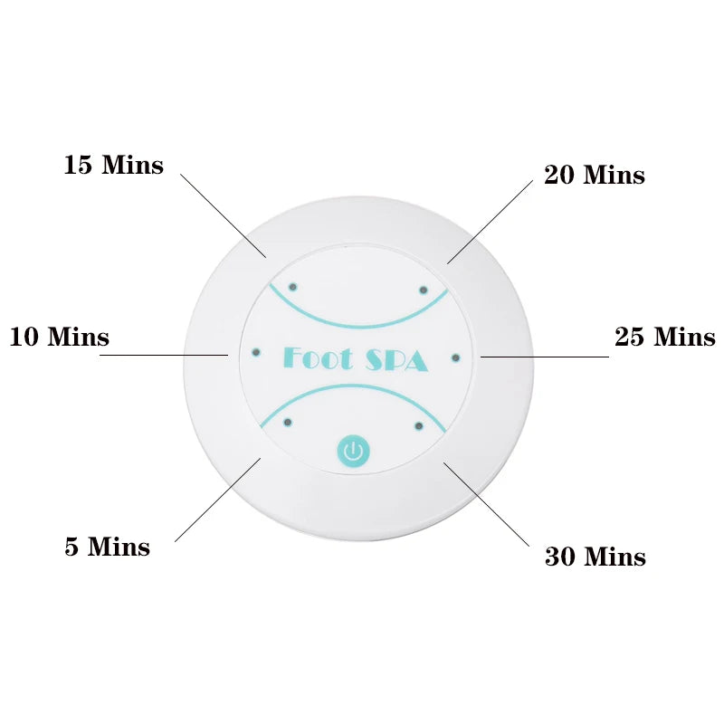 Detox Ionic Foot Spa Bath Machine vibration Whirlpool Care Arrays Aqua Healthy Therapy Deep Tissue Clean Foot Bath Spa Massager