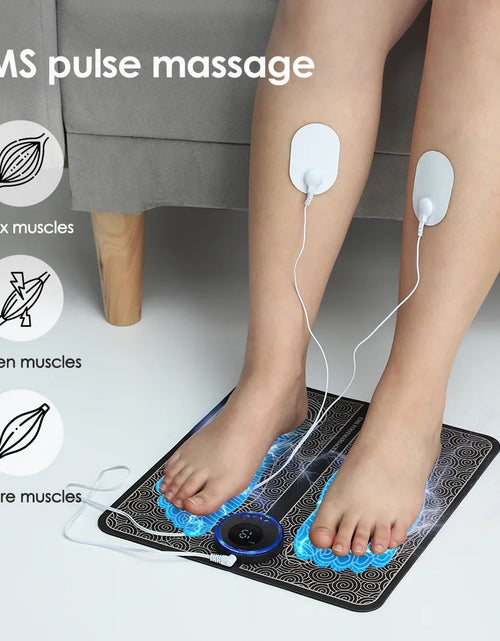 Load image into Gallery viewer, EMS Foot Massager Pad Relief Pain Relax Feet Acupoints Massage Electric Muscle Stimulation Improve Blood Circulation Relax Feet
