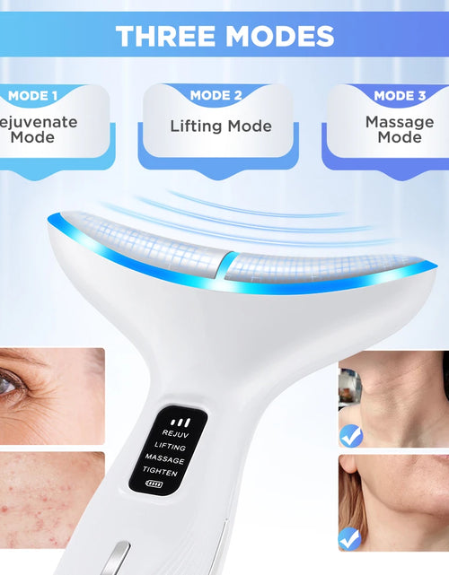 Load image into Gallery viewer, 3 Massage Modes Microcurrent Neck Beauty Device Face Lifting Firming Massage Neck Beauty Instrument Tighten Skin Care Tool
