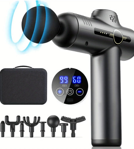 Portable Fascia Gun Vibration Massage Gun For Body Neck Back Deep Muscle Relaxation Fitness Slimming One Head