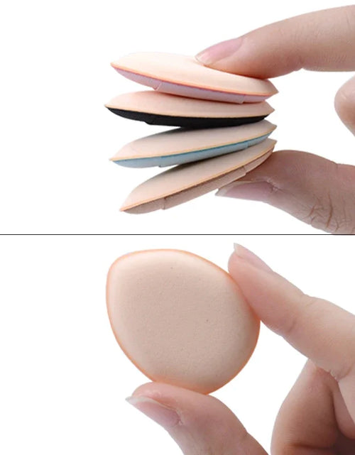 Load image into Gallery viewer, 5/10Pcs Mini Finger Puff Foundation Small Air Cushion Powder Sponge Face Concealer BB Cream Cosmetic Applicator Makeup Tools
