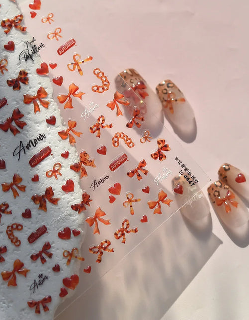 Load image into Gallery viewer, 1pcs Cute A bag of Starfish Nail Charm Stickers 3D Jelly Ocean Fish Bubble Adhesive Nail Sticker DIY Summer Nail Art Decorations
