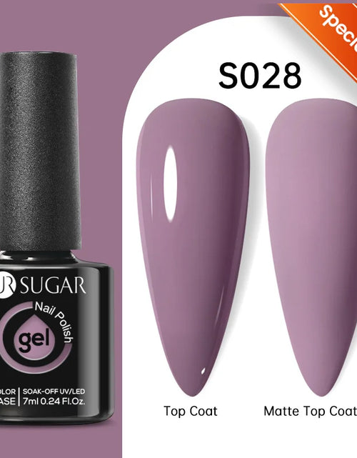 Load image into Gallery viewer, UR SUGAR 7.5ML Blue Black Red Glitter Sequin Color Gel Nail Polish Semi-permanent Varnish For Nail Art Manicure Soak Off UV Gel

