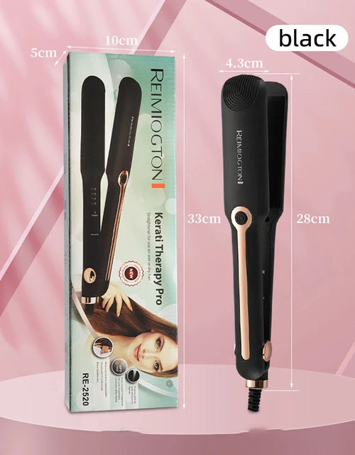 Load image into Gallery viewer, Tinsol 2-in-1 Hair Straightener Curling Iron Ceramic Plate Negative Ion Wide Plate Temperature Adjustable Hair Straightener
