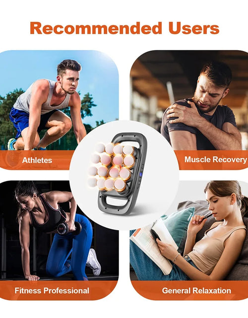 Load image into Gallery viewer, 16-Head Fascia Gun High-Frequency Vibration Body Massage Gun Back and Waist Massager Neck Shoulder Massager Muscle masajeador
