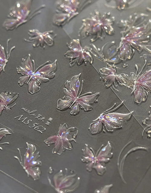 Load image into Gallery viewer, 1pcs Cute A bag of Starfish Nail Charm Stickers 3D Jelly Ocean Fish Bubble Adhesive Nail Sticker DIY Summer Nail Art Decorations
