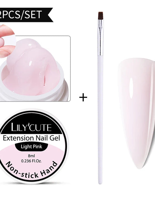 Load image into Gallery viewer, LILYCUTE 6 IN 1 Extension Gel Nail Polish Acrylic Construct Hard Gel Soak Off Self Leveling Reinforcement Gel For Nail HEMA FREE
