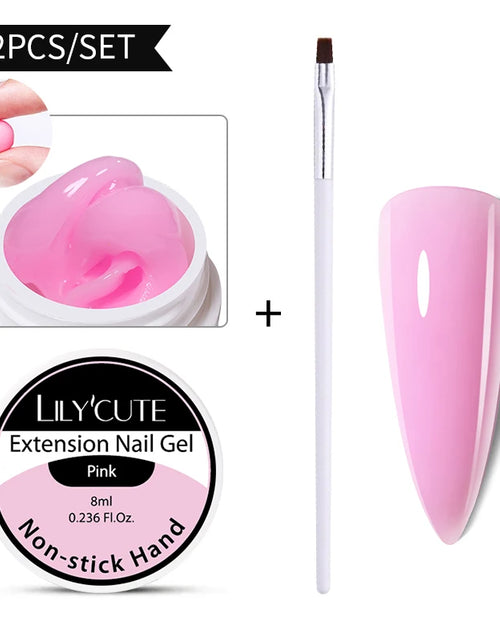 Load image into Gallery viewer, LILYCUTE 6 IN 1 Extension Gel Nail Polish Acrylic Construct Hard Gel Soak Off Self Leveling Reinforcement Gel For Nail HEMA FREE
