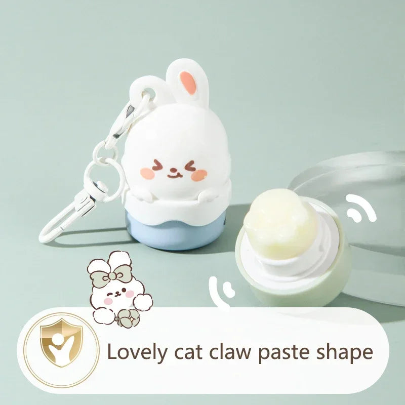 Fruity Children Baby Lip Balm Moisturizer Nutritious Anti Dry Cracking Lip Mask Cute Cartoon Bunny Kids Autumn Winter Lip Care