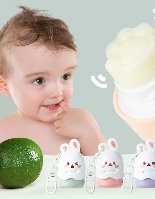 Load image into Gallery viewer, Fruity Children Baby Lip Balm Moisturizer Nutritious Anti Dry Cracking Lip Mask Cute Cartoon Bunny Kids Autumn Winter Lip Care
