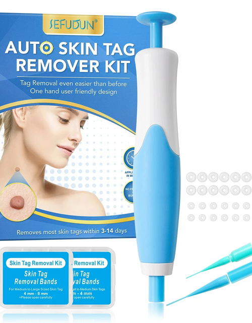 Load image into Gallery viewer, 2 IN 1 Auto Skin Tag Remover Kit Micro Skin Tag Removal Device Adult Mole Stain Wart Remover Face Care Beauty Tools Dropshipping
