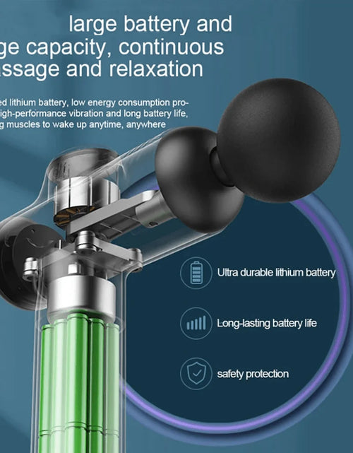 Load image into Gallery viewer, Portable Fascia Gun Vibration Massage Gun For Body Neck Back Deep Muscle Relaxation Fitness Slimming One Head
