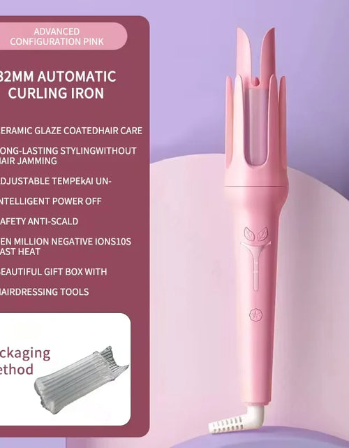Load image into Gallery viewer, Automatic Curling Iron 32 mm Big Roll Anion  Ceramic Hair Curler 4-Speed Adjustable  Fast Heating Fashion Styling Tools
