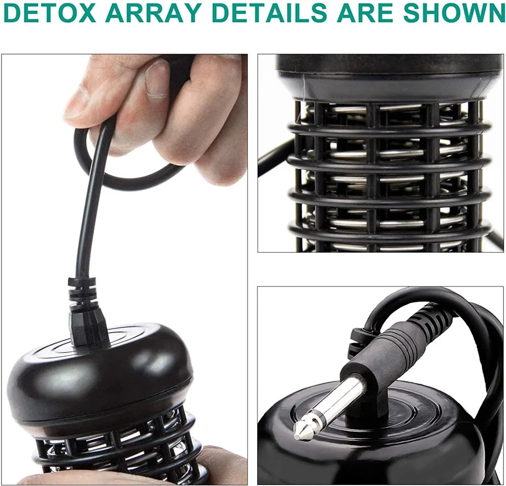 Detox Ionic Foot Spa Bath Machine vibration Whirlpool Care Arrays Aqua Healthy Therapy Deep Tissue Clean Foot Bath Spa Massager