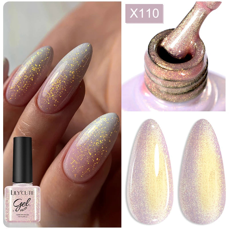 LILYCUTE 6 IN 1 Extension Gel Nail Polish Acrylic Construct Hard Gel Soak Off Self Leveling Reinforcement Gel For Nail HEMA FREE