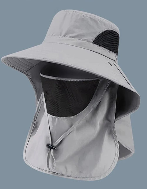 Load image into Gallery viewer, Summer Sun Hats UV Protection Outdoor Hunting Fishing Cap For Men Women Hiking Camping Visor Bucket Hat Neck Flap Fisherman Hat
