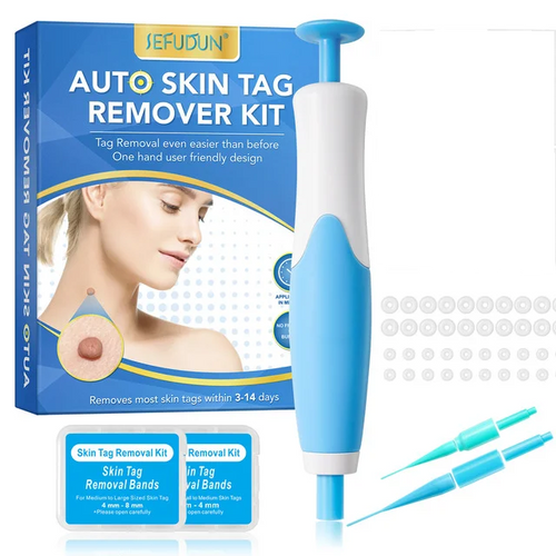 Load image into Gallery viewer, 2 IN 1 Auto Skin Tag Remover Kit Micro Skin Tag Removal Device Adult Mole Stain Wart Remover Face Care Beauty Tools Dropshipping
