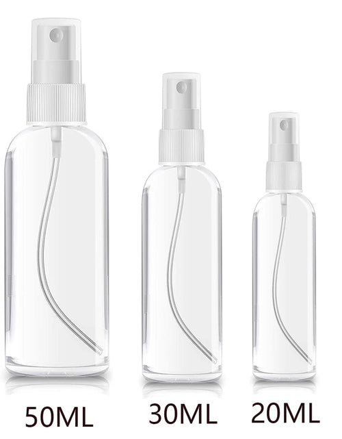 Load image into Gallery viewer, Refillable Bottles Empty Spray Bottle Transparent Plastic Perfume Bottles Mini Cosmetic Spray Bottle Atomizer 20/30/50 ML
