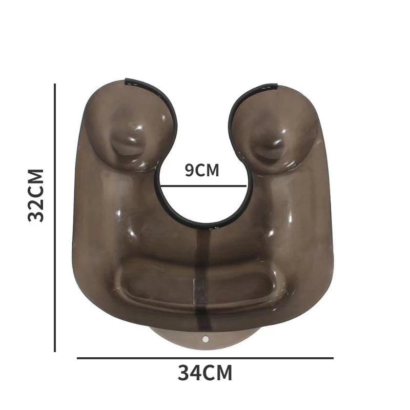 Soft Neck Tray For Salon Hairdresser Beauty Non-spill Free Perm Hair Coloring Shoulder Neck Tray Medicine Water Sink Barber Tool