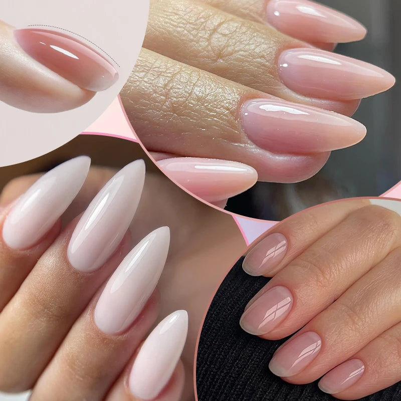LILYCUTE 6 IN 1 Extension Gel Nail Polish Acrylic Construct Hard Gel Soak Off Self Leveling Reinforcement Gel For Nail HEMA FREE