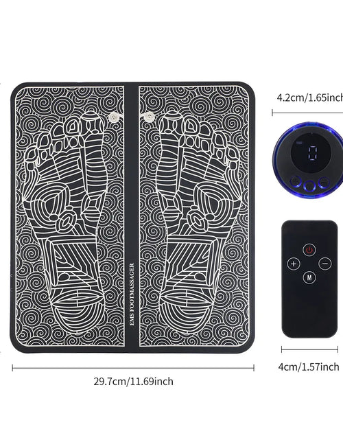 Load image into Gallery viewer, EMS Foot Massager Pad Relief Pain Relax Feet Acupoints Massage Electric Muscle Stimulation Improve Blood Circulation Relax Feet
