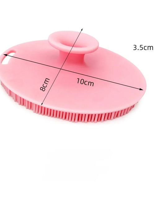 Load image into Gallery viewer, Soft Silicone Exfoliating Brush Cleanser Manual Body Cleansing Body Care Scrubber Shower Gentle Massage Silicone Face Bath Brush
