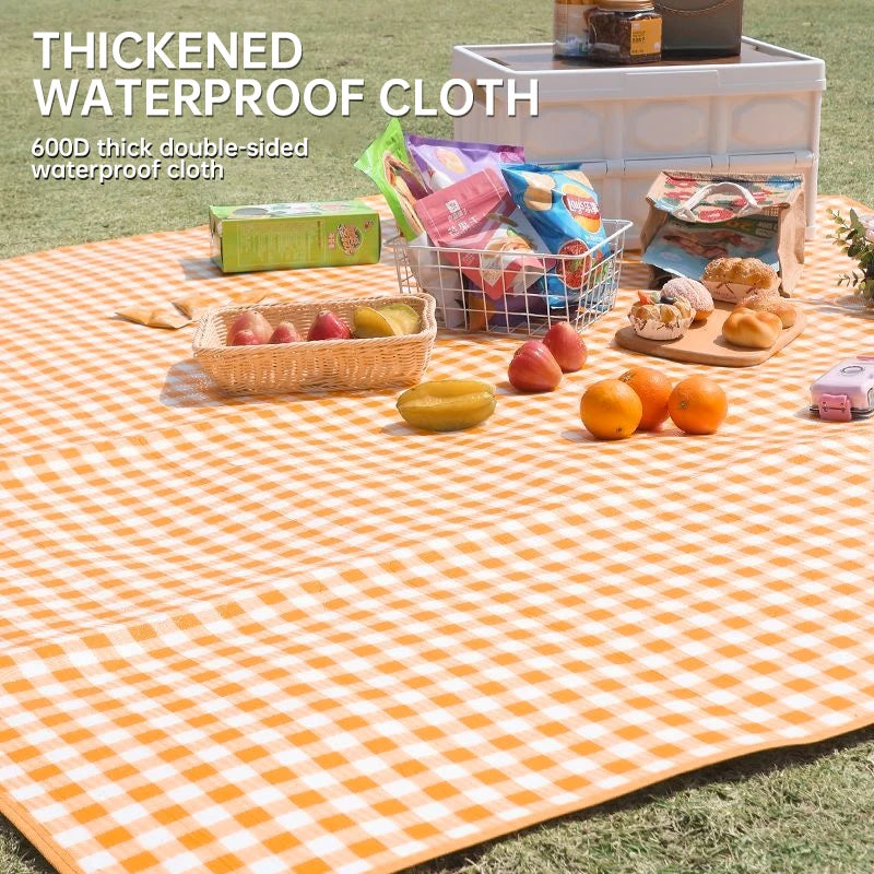 Outdoor Camping Mat, Picnic Mat, Beach Waterproof and Moisture-proof Portable Tent Sleeping Mat, Double-sided Aluminum Film