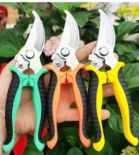 Pruner Garden Scissors Professional Sharp Bypass Pruning Shears Tree Trimmers Secateurs Hand Clippers For Garden Beak Scissors