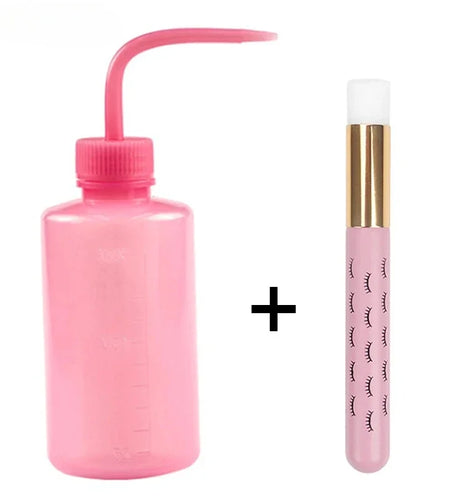 Eyelash Extension Cleaning Bottle Clean Brush Set Eyebrow Skin Care  Remover Washing Lash Shampoo Flask Tools Kit Eye Lashes
